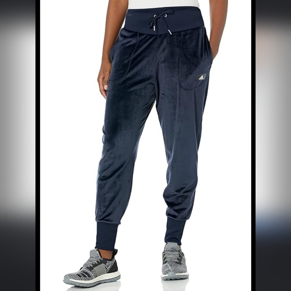 Adidas Womens Size 2X Sport Jogger Pants Loose Tapered Leg